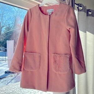 Chasing fireflies pink coat size 10 girls